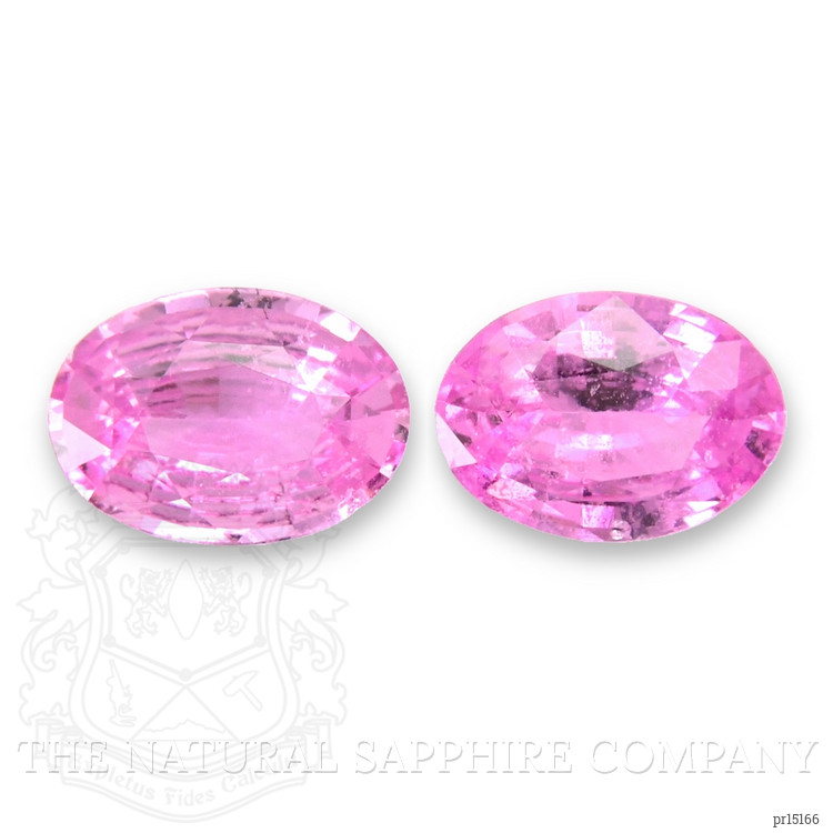 1.34 Ct.Tw. Pink Sapphire Pair from Ceylon (Sri Lanka)