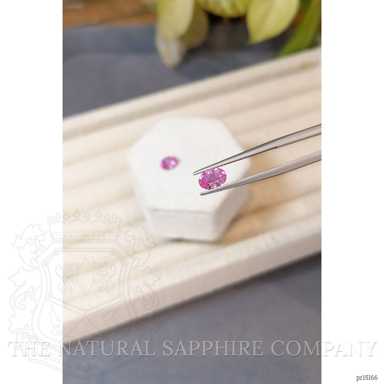 1.34 Ct.Tw. Pink Sapphire Pair from Ceylon (Sri Lanka)