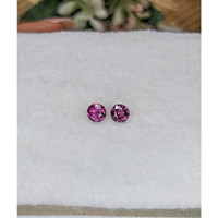 1.06&nbsp;Ct.Tw.Total Carat Weight Pinkish Purple Rhodolite Garnet Pair from Ceylon (Sri Lanka) Life Style