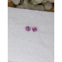 0.76&nbsp;Ct.Tw.Total Carat Weight Pinkish Purple Rhodolite Garnet Pair from Ceylon (Sri Lanka) Life Style