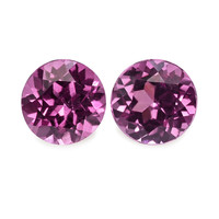 0.40 Ct.Tw. Round Rhodolite Garnet Pair