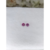 0.40&nbsp;Ct.Tw.Total Carat Weight Pinkish Purple Rhodolite Garnet Pair from Ceylon (Sri Lanka) Life Style