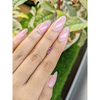 0.40&nbsp;Ct.Tw.Total Carat Weight Pinkish Purple Rhodolite Garnet Pair from Ceylon (Sri Lanka) Life Style