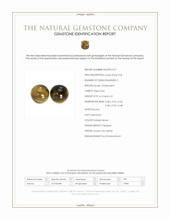 8.44&nbsp;Ct.Tw.Total Carat Weight Cabochon Tiger's Eye Pair from Ceylon (Sri Lanka) Scan Report