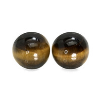 8.76 Ct.Tw. Round Tiger's Eye Pair