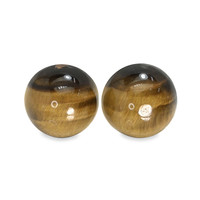 8.51 Ct.Tw. Round Tiger's Eye Pair