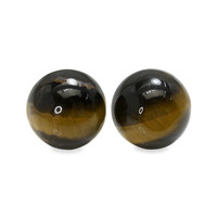 8.82 Ct.Tw. Round Tiger's Eye Pair