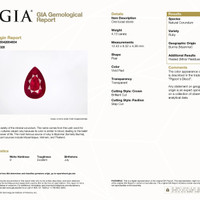 8.26&nbsp;Ct.Tw.Total Carat Weight Ruby Pair from Burma (Myanmar) Scan Report