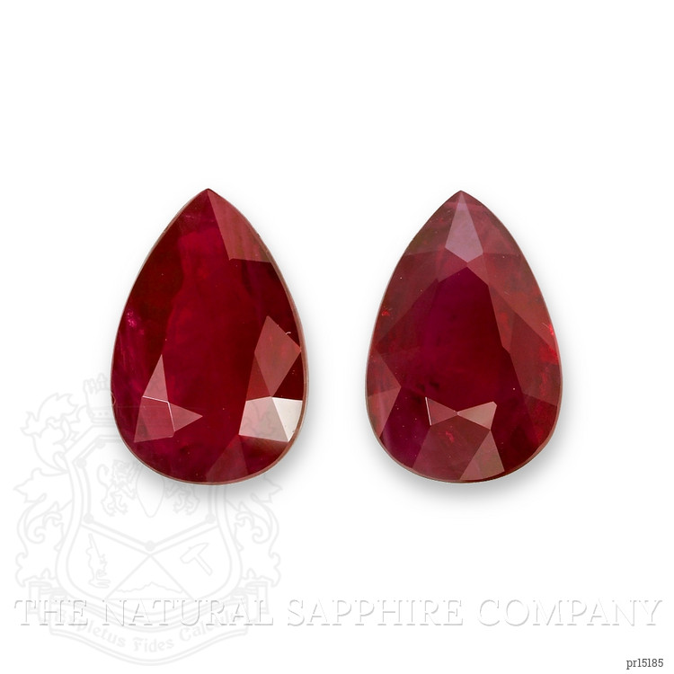 8.26 Ct.Tw. Ruby Pair from Burma (Myanmar)