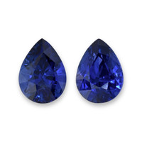 4.64&nbsp;Ct.Tw.Total Carat Weight Blue Sapphire Pair from Ceylon (Sri Lanka) Video