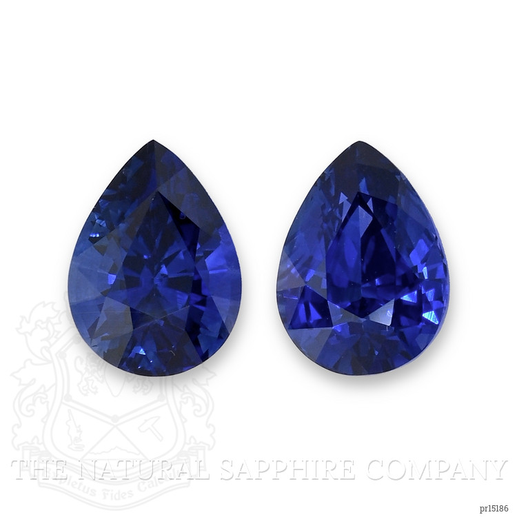 4.64 Ct.Tw. Blue Sapphire Pair from Ceylon (Sri Lanka)