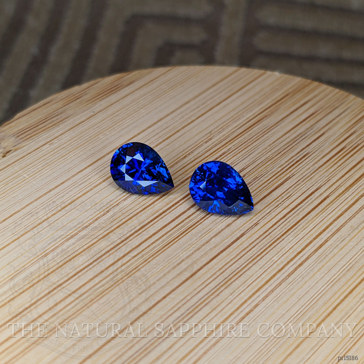 4.64 Ct.Tw. Blue Sapphire Pair from Ceylon (Sri Lanka)