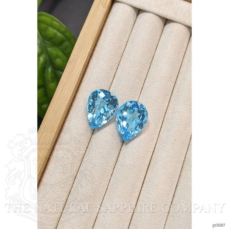 40.12 Ct.Tw. Blue Topaz Pair from Brazil