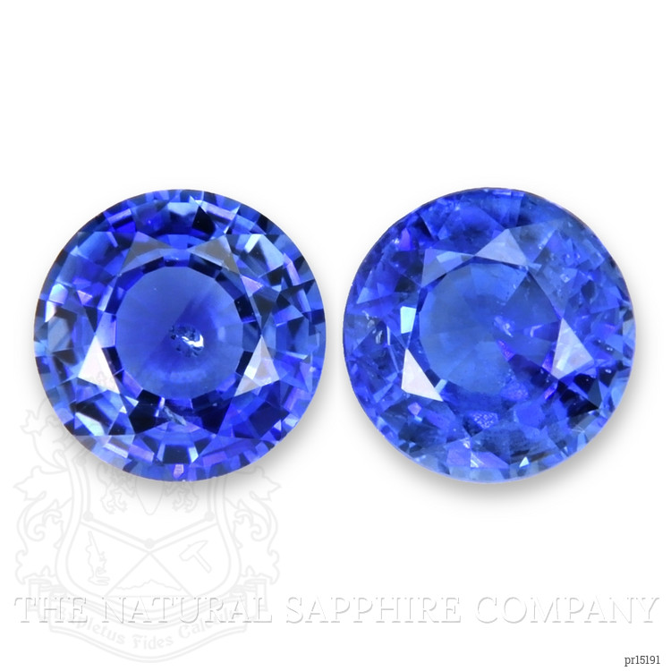 2.10 Ct.Tw. Blue Sapphire Pair from Madagascar
