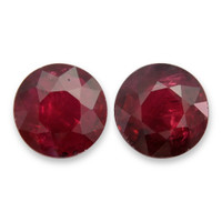 1.26&nbsp;Ct.Tw.Total Carat Weight Ruby Pair from Mozambique Video