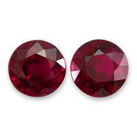 1.13&nbsp;Ct.Tw.Total Carat Weight Ruby Pair from Mozambique Video