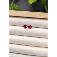 1.89&nbsp;Ct.Tw.Total Carat Weight Ruby Pair from Mozambique Life Style