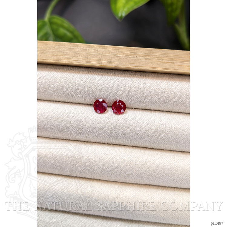 1.89 Ct.Tw. Ruby Pair from Mozambique