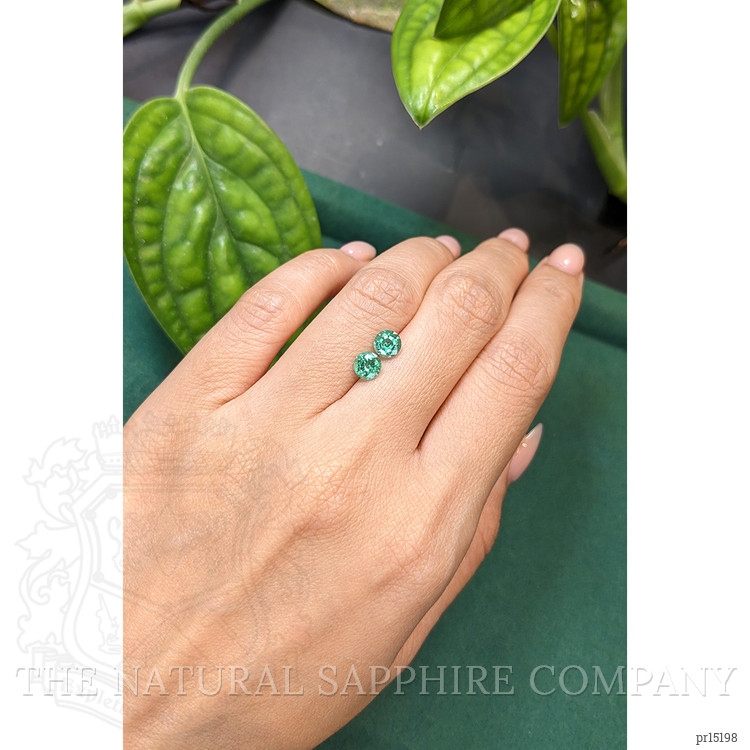 1.21 Ct.Tw. Emerald Pair from Zambia