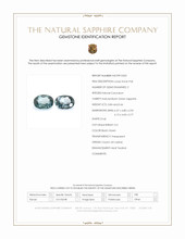 1.50&nbsp;Ct.Tw.Total Carat Weight Bluish Green Sapphire Pair from Ceylon (Sri Lanka) Scan Report