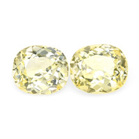 2.50&nbsp;Ct.Tw.Total Carat Weight Yellow Sapphire Pair from Ceylon (Sri Lanka) Video