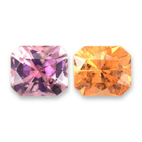 1.63 Ct.Tw.Total Carat Weight Purplish Pink Spessartite Garnet Pair from Nigeria Video