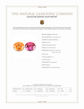 1.71 Ct.Tw.Total Carat Weight Orange Spessartite Garnet Pair from Nigeria Scan Report