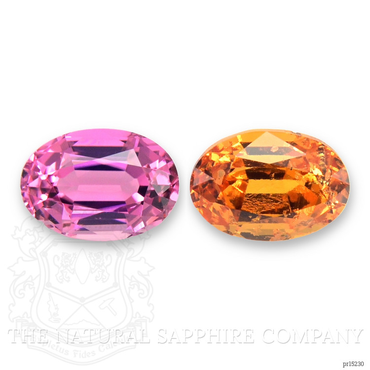 2.38 Ct.Tw. Pink Spessartite Garnet Pair from Afghanistan