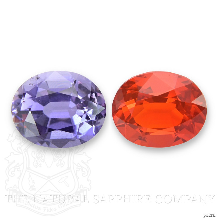 1.83 Ct.Tw. Violet Iolite Pair from Madagascar