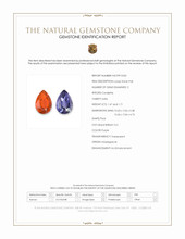 3.18 Ct.Tw.Total Carat Weight Orange Iolite Pair from Mexico Scan Report