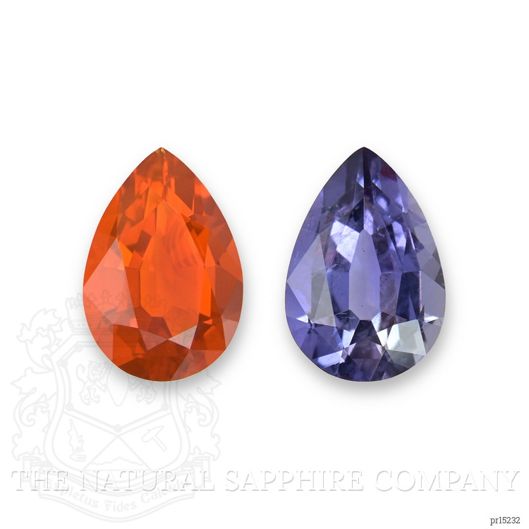 3.18 Ct.Tw. Orange Iolite Pair from Mexico