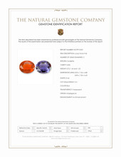 2.87&nbsp;Ct.Tw.Total Carat Weight Orange Iolite Pair from Mexico Scan Report