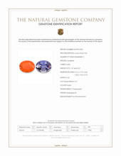 3.44 Ct.Tw.Total Carat Weight Orange Iolite Pair from Mexico Scan Report