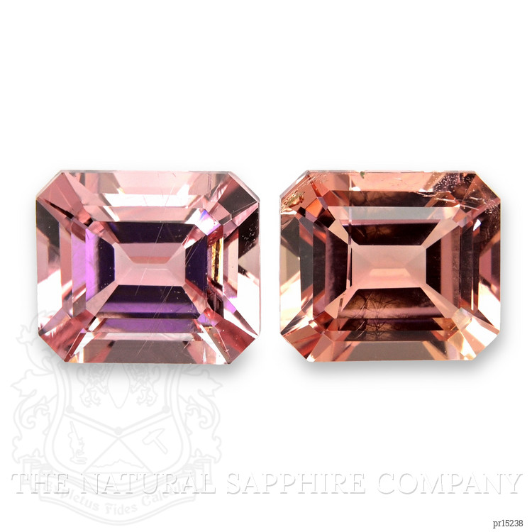 1.95 Ct.Tw. Peach Tourmaline Pair from Afghanistan