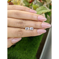 2.36&nbsp;Ct.Tw.Total Carat Weight White Topaz Pair from Ceylon (Sri Lanka) Life Style