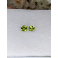 2.18&nbsp;Ct.Tw.Total Carat Weight Green (Lime Green) Peridot Pair from Ceylon (Sri Lanka) Life Style