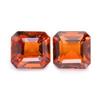 10.10 Ct.Tw.Total Carat Weight Orange Hessonite Garnet Pair from Madagascar Video
