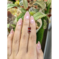 2.22&nbsp;Ct.Tw.Total Carat Weight Red Garnet Pair from Ceylon (Sri Lanka) Life Style