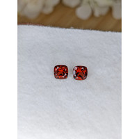 2.22&nbsp;Ct.Tw.Total Carat Weight Red Garnet Pair from Ceylon (Sri Lanka) Life Style