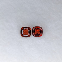 2.08&nbsp;Ct.Tw.Total Carat Weight Red Garnet Pair from Ceylon (Sri Lanka) Life Style