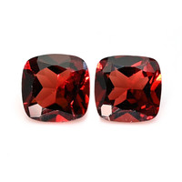 2.16&nbsp;Ct.Tw.Total Carat Weight Red Garnet Pair from Ceylon (Sri Lanka) Video