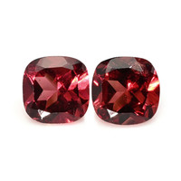 2.27&nbsp;Ct.Tw.Total Carat Weight Red Garnet Pair from Ceylon (Sri Lanka) Video