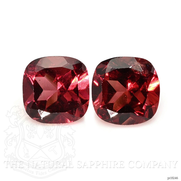 2.27 Ct.Tw. Red Garnet Pair from Ceylon (Sri Lanka)