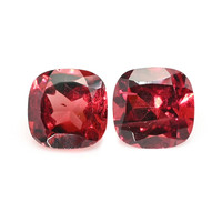 2.08&nbsp;Ct.Tw.Total Carat Weight Red Garnet Pair from Ceylon (Sri Lanka) Video