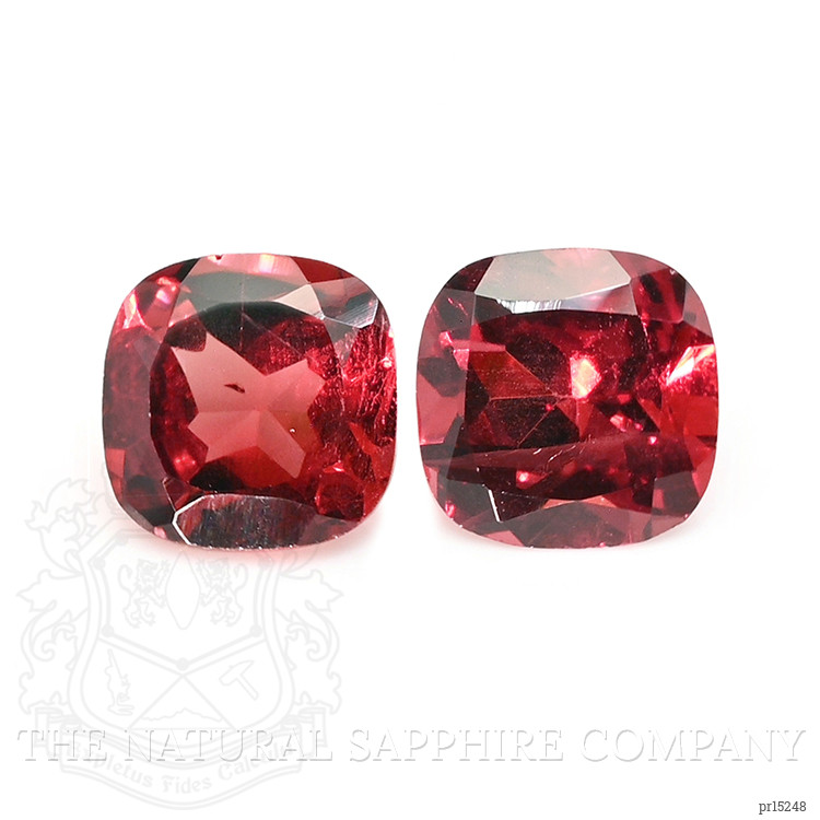 2.08 Ct.Tw. Red Garnet Pair from Ceylon (Sri Lanka)