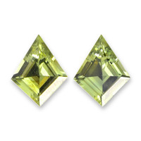 0.80&nbsp;Ct.Tw.Total Carat Weight Green Sapphire Pair from Ceylon (Sri Lanka) Video
