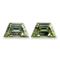 0.69&nbsp;Ct.Tw.Total Carat Weight Green Sapphire Pair from Ceylon (Sri Lanka) Video