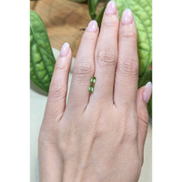 0.69&nbsp;Ct.Tw.Total Carat Weight Green Sapphire Pair from Ceylon (Sri Lanka) Life Style