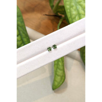 0.62&nbsp;Ct.Tw.Total Carat Weight Green Sapphire Pair from Ceylon (Sri Lanka) Life Style