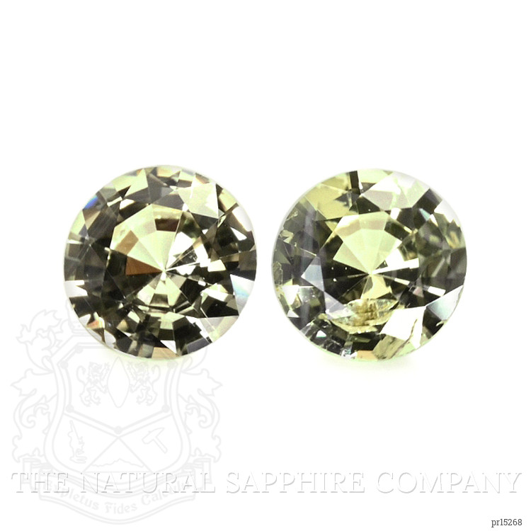 0.48 Ct.Tw. Yellow Sapphire Pair from Ceylon (Sri Lanka)